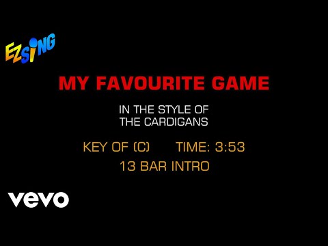 The Cardigans - My Favourite Game (Karaoke EZ Sing)
