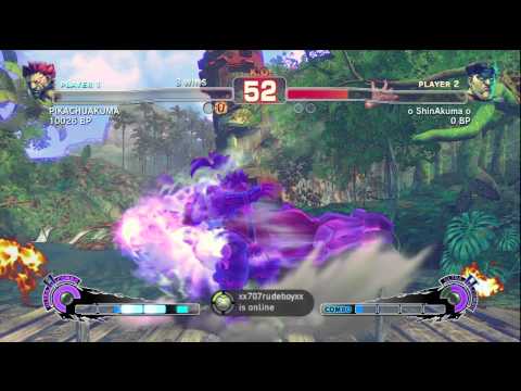 SSFIV ENDLESS BATTLE MATCH JR RODRIGUEZ ( AKUMA ) VS o ShinAkuma o ( M.BISON ) ON XBOX 360