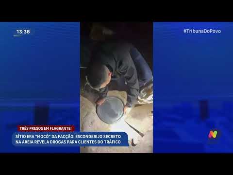 Sítio em Araquari era usado como esconderijo secreto de drogas por facção