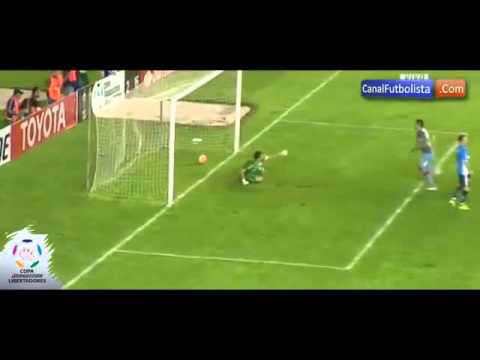 Amazing goal Cellerino Bolivar 1-1 Racing Copa Libertadoris