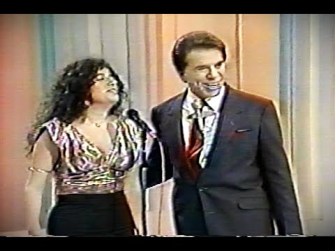Show de Calouros SBT 1990 Sílvio Santos e a Caloura Paula Soares que canta "California Dreamin'" ✔️