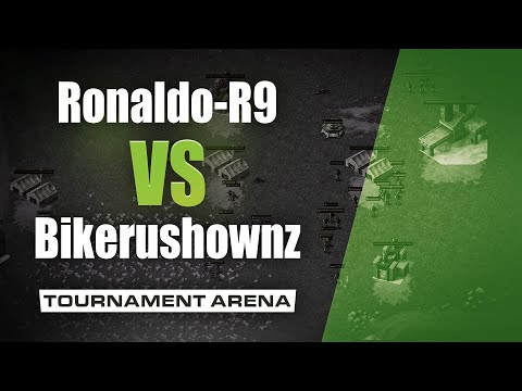 Bikerushownz vs Ronaldo-R9 | Tournament Arena | Red Alert Remastered Quick Match