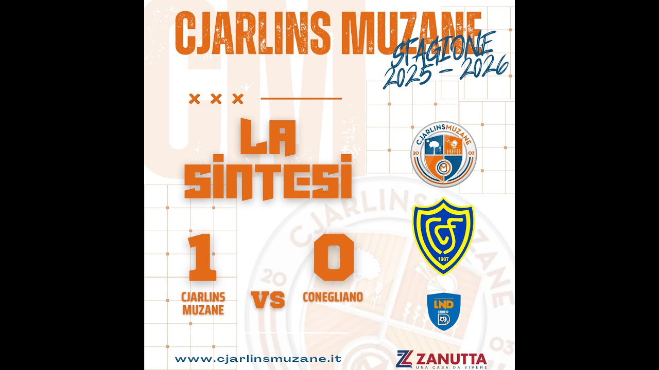 LA SINTESI DI CJARLINS MUZANE-CONEGLIANO