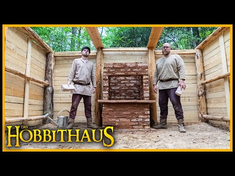 Das Hobbithaus - Der Kamin entsteht - Mauern wie die Zwerge - Bushcraft Outdoor Deutschland