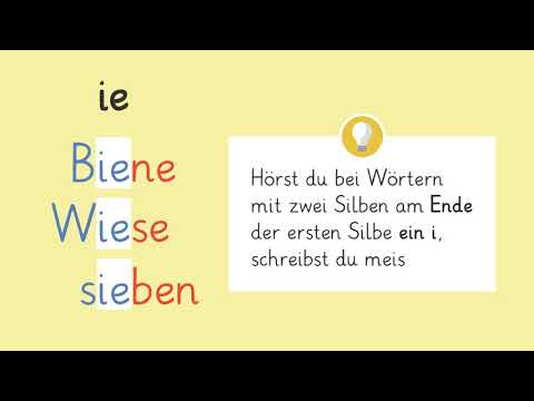 Wann schreibe ich Wörter mit ie? einfach erklärt | sofatutor