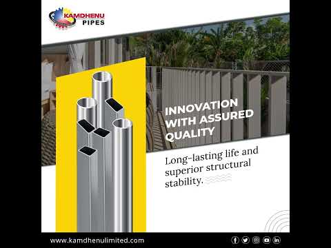Kamdhenu Mild Steel Rectangular Pipe, Size: 2 x 1 inch