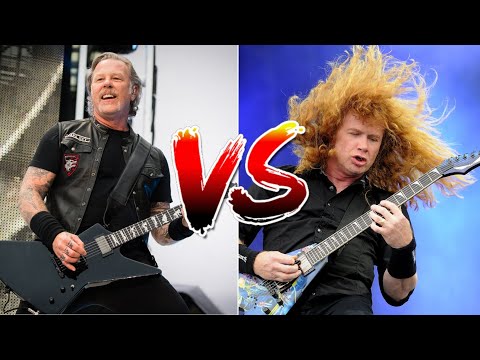 James Hetfield Vs. Dave Mustaine (Rhythm Guitar Riffs)