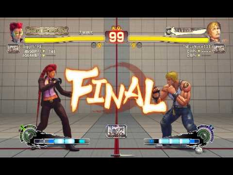 Ultra Street Fighter 4 Xbox Live: TM Biggt61RE (C.Viper) vs TM LvNyce101 (Cody)