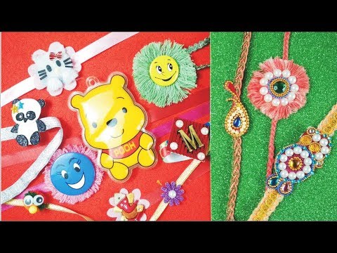 15 Super Easy and Beautiful Rakhi | Easy Rakhi Designs : How to Make Rakhi at Home | Handmade Rakhi