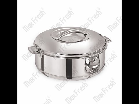 Essentials Mirror Polish Stainless Steel Hotpot Insulated Casserole Hotpot