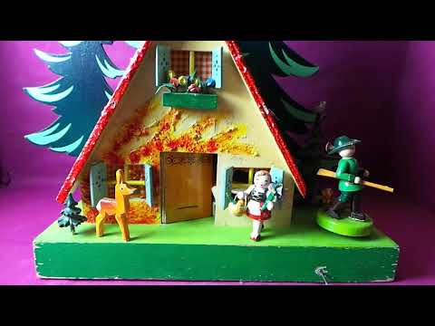 Steinbach uralte Spieluhr Nr.172 - seltenes Sammlerstück aus dem Erzgebirge