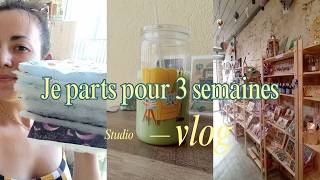 Vlog créatif : je prépare ma boutique avant de partir en vacances