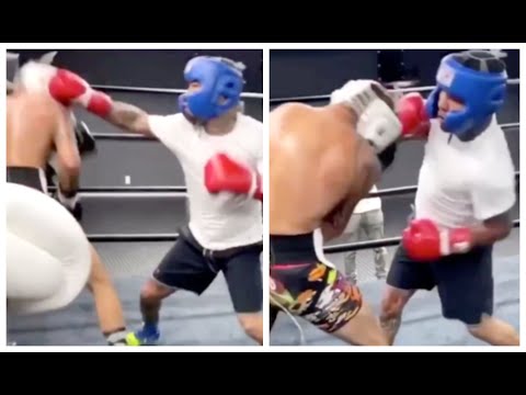 BRUTAL! - GERVONTA 'TANK' DAVIS LIGHTS UP WELTERWEIGHT IVAN REDKACH IN AN EXPLOSIVE SPARRING SESSION