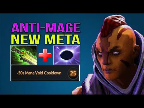 NEW IMBA BUILD  ANTI-MAGE [Ethereal Blade + Mana Void ] Dota 2 NEW META GAMEPLAY