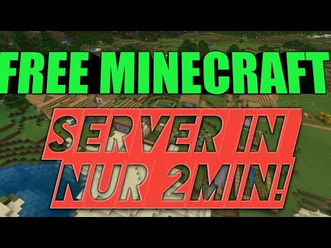 🔥FREE MINECRAFT SERVER ERSTELLEN MIT PLUG INS IN UNTER 2MIN!🔥