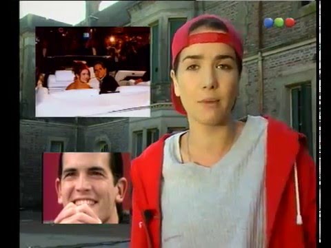 Natalia Oreiro . envia saludo a Diego Ramos en  Sábado Bus (1999)