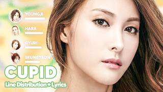 KARA - CUPID (Line Distribution + Lyrics Karaoke) PATREON REQUESTED