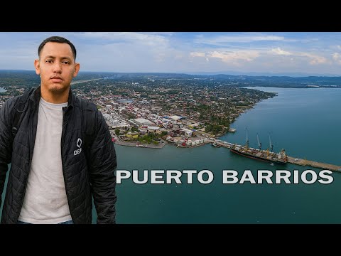 This is the epic city of Puerto Barrios in the Guatemalan Caribbean