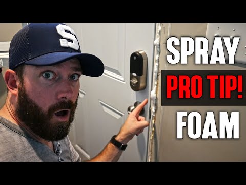 Spray Foam Insulation Pro Tip! (Windows and Doors)