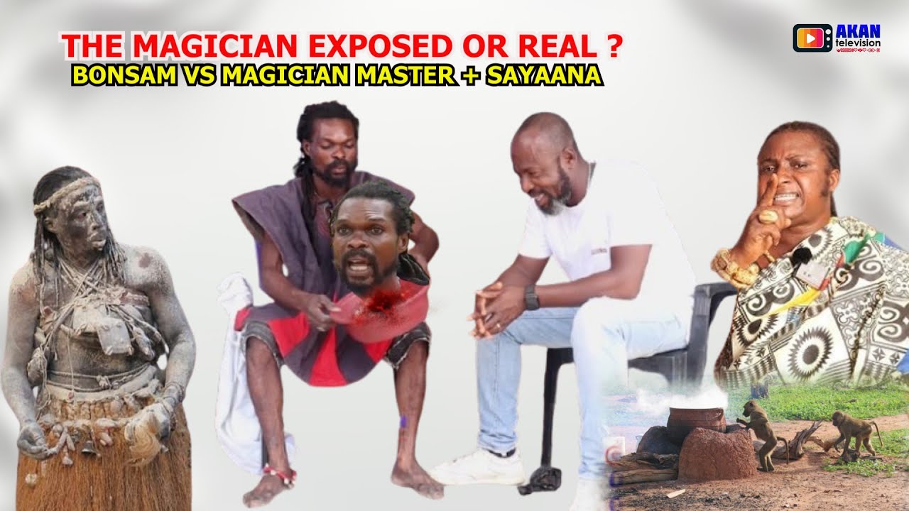 SAKUMBA SHOCK GHANAIANS WITH AKOMFO TRICKS, HIGHS KWAKU BONSAM MAGICIAN MASTER PRAISE SAYAANA, KWAO