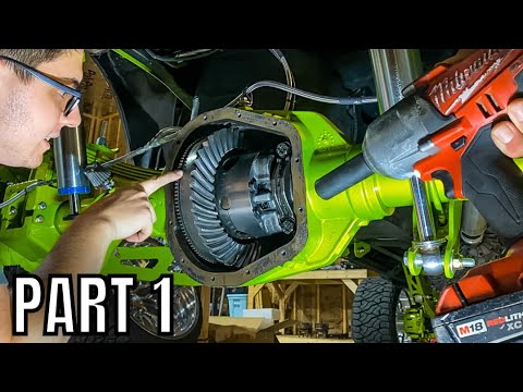 REGEARING MY F250 REAR AXLE | STERLING 10.5 IN DEPTH | PART 1