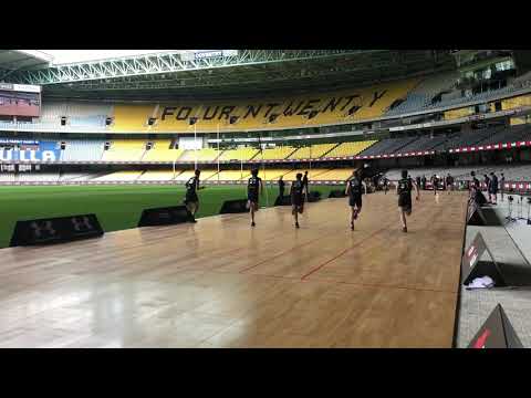 Norwood’s Ben Jarvis (27), West’s Izak Rankine (29) & South’s Tom Sparrow (31) Yo Yo Test AFLCombine
