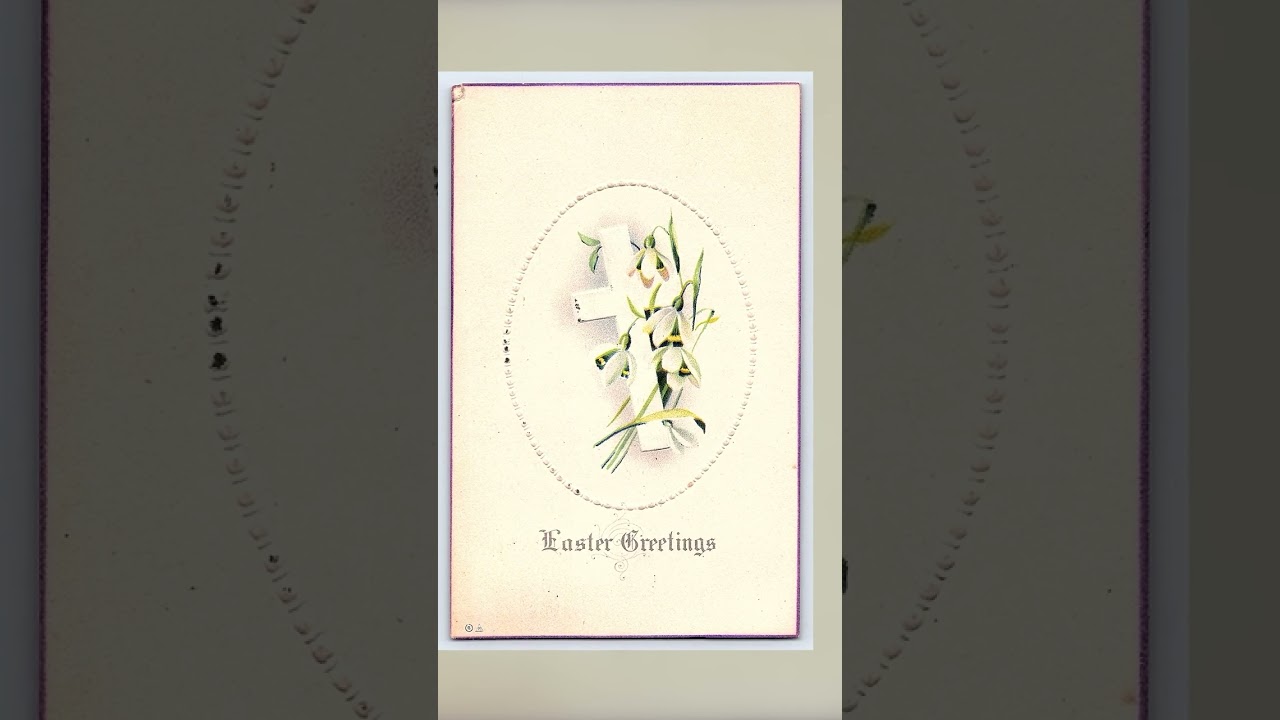 Easter Series No. 44, Divided Back Postcard, Janesville WI, 1915 Video
