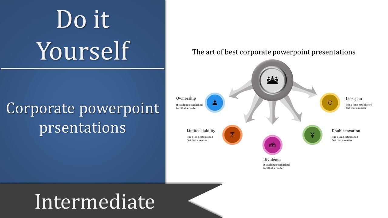 How to make a corporate PowerPoint presentation