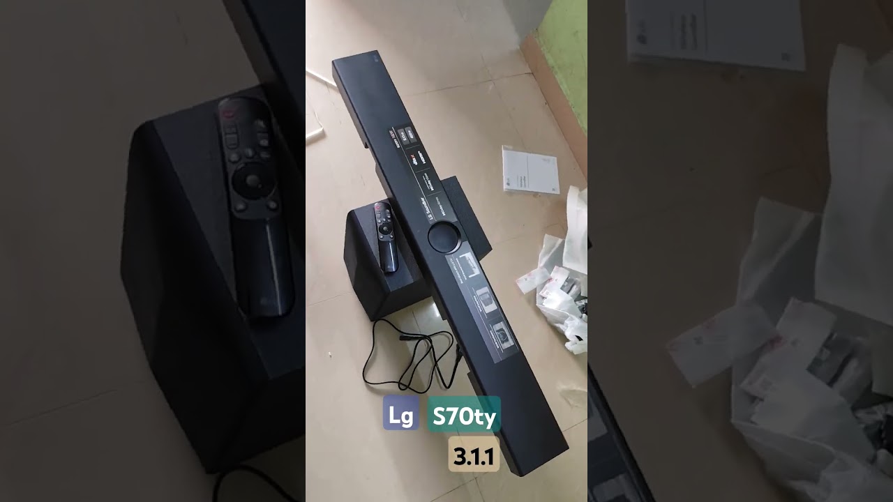 Miniatura da avaliação em vídeo de Soundbar LG S70TY 3.1.1 Canais 400W Bluetooth