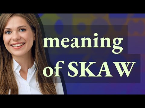 Skaw | meaning of Skaw