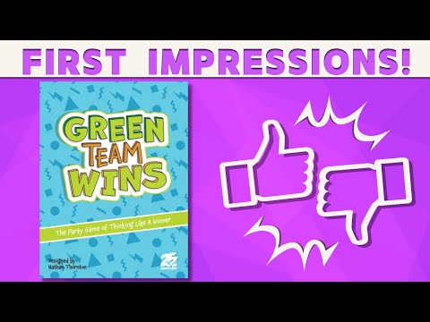 Green Team Wins - First Impressions!