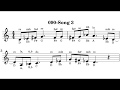 090-Song 3 music sheet