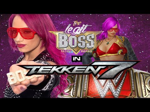 The Legit Boss SASHA BANKS in Tekken 7?!