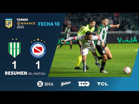 #TorneoBinance | Fecha 10 | resumen de Banfield - Argentinos