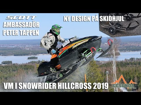 SnowRider TV Ep. 49, Säsong 2 - VM i SnowRider Hillcross 2019, Ny designade snöskoter skidhjul