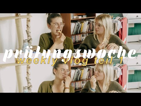 Prüfungswoche im Designstudium | Weekly Vlog Teil 1