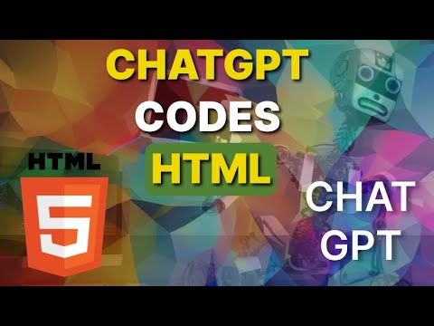 Chat gpt codes HTML document. learn html with chat gpt for beginners