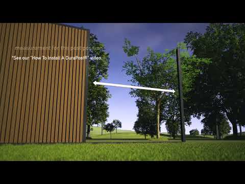 Slide 6 - DuraPost URBAN® 6FT SLATTED COMPOSITE BOARDS (PACK OF 2) | SAND (video)