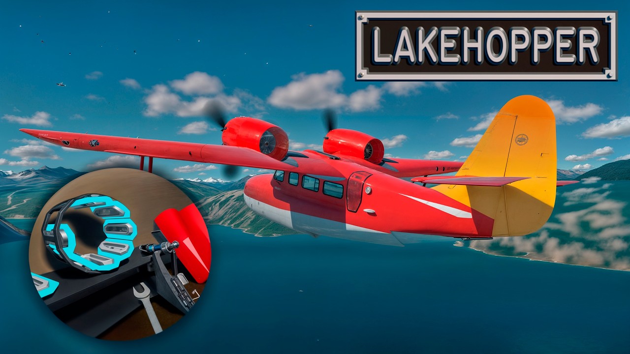 Montei um AVIÃO e saí voando - LAKEHOPPER