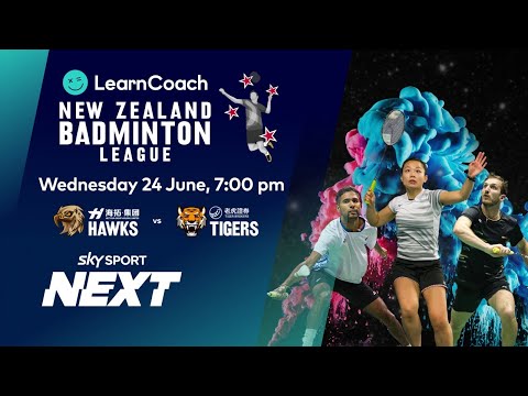 NZ Badminton League: HeyTour Hawks v Tiger Brokers Tigers | Sky Sport Next