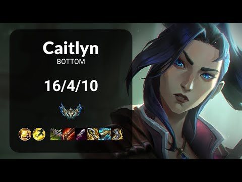 Caitlyn vs Samira BOTTOM - KR CHALLENGER Patch 14.21