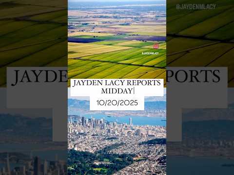 10/20/2025: #jaydenlacyreportsmidday has the #latestnews, plus the #forecast for #NorCal.