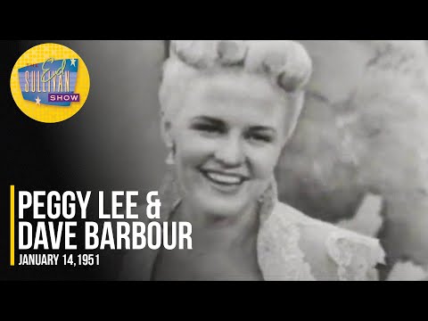 Peggy Lee & Dave Barbour "Show Me The Way To Get Out Of This World" on The Ed Sullivan Show
