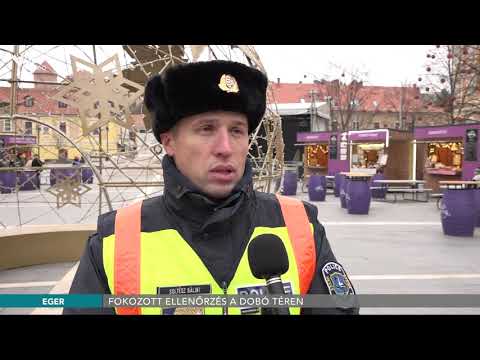 Fokozott ellenőrzés a Dobó téren - 2018.12.04.