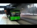 В Перми в автобусе вспыхнул сильный пожар 