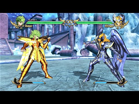 Kraken Isaac vs Cygnus Hyoga God Cloth (Hardest AI) - Saint Seiya: Soldiers' Soul