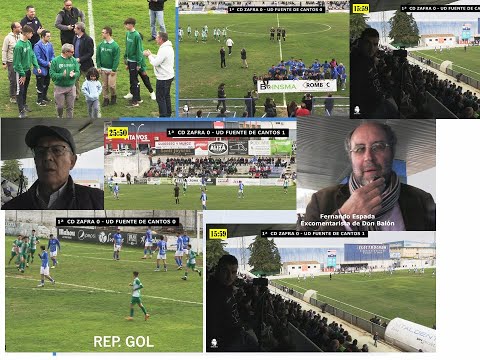 PARTE 1ª  CD ZAFRA - UD FUENTE DE CANTOS   (06-04-2025)