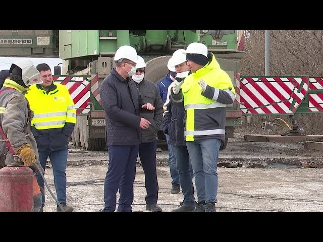 На путепроводе автодороги “Нурлат – Новое Иглайкино” начали демонтаж старых бетонных плит