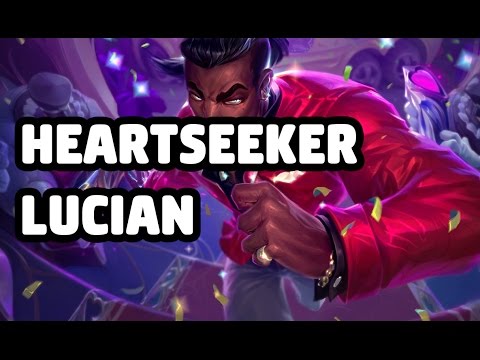 HEARTSEEKER LUCIAN SKIN SPOTLIGHT - LEAGUE OF LEGENDS