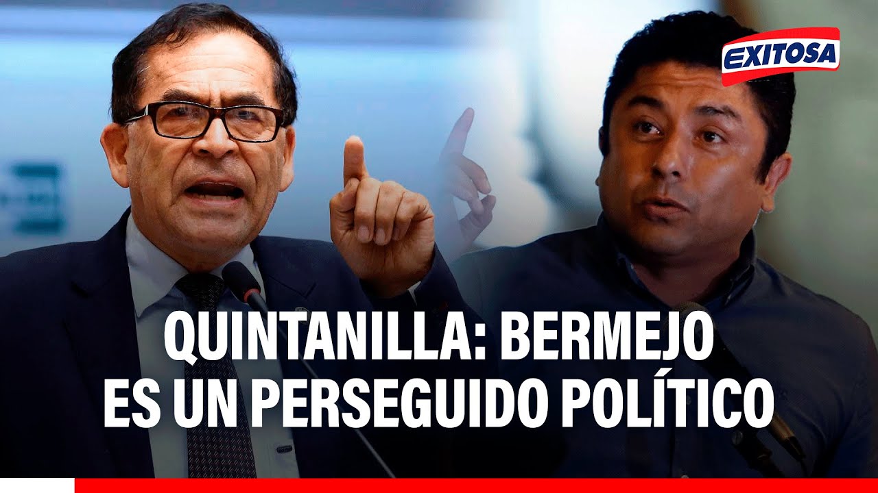 🔴🔵 Alberto Quintanilla sobre Bermejo: "La acusación es injusta, es un perseguido político"